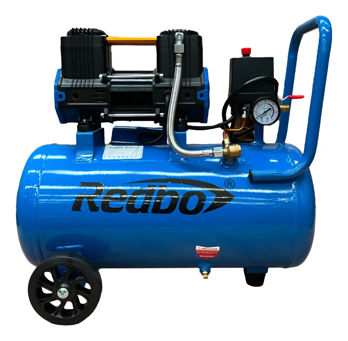 Compresor Silencioso Redbo 25Lts Motor 2.5HP