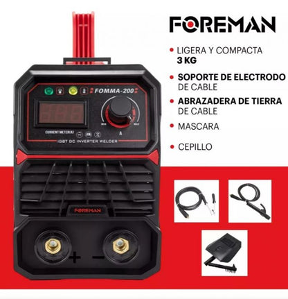 Soldadora Inverter Foreman 200a