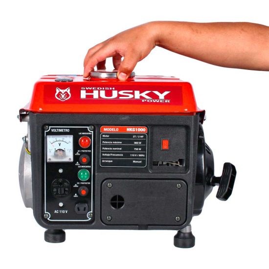 Generador Portátil A Gasolina 900W Hkg1000 Swedish Husky