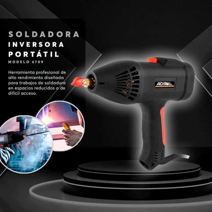 Soldadora Inverter Portátil Tipo Pistola Adir 6709